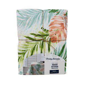 Tommy Bahama  Tablecloth Tropical Palm Leaves Fronds 60" x 84" Easy Care…